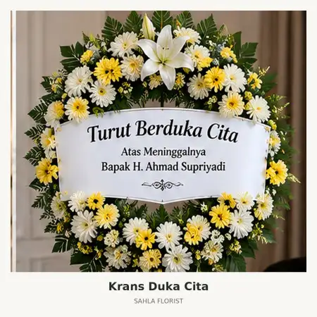 Krans Bunga Duka Banyuasin
